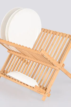Dernier Modèle Egouttoir pliable en bambou